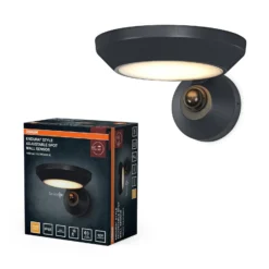 OSRAM LED-Sensor-Außenwandlampe ENDURA STYLE grau 18 cm IP65