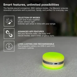OSRAM SMART+ Bluetooth LED-Lautsprecher MACARON, pink, Akku