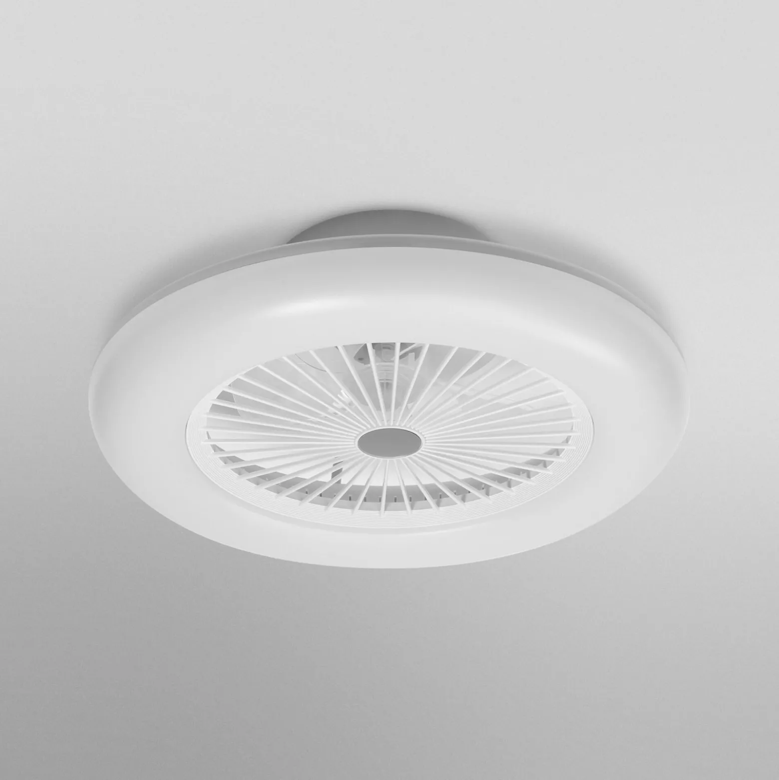 OSRAM SMART+ WiFi LED-Deckenventilator ROUND weiß leise 55cm