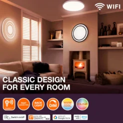 OSRAM SMART+ WiFi ORBIS ULTRA SLIM BACKLIGHT weiß Ø40cm RGBW