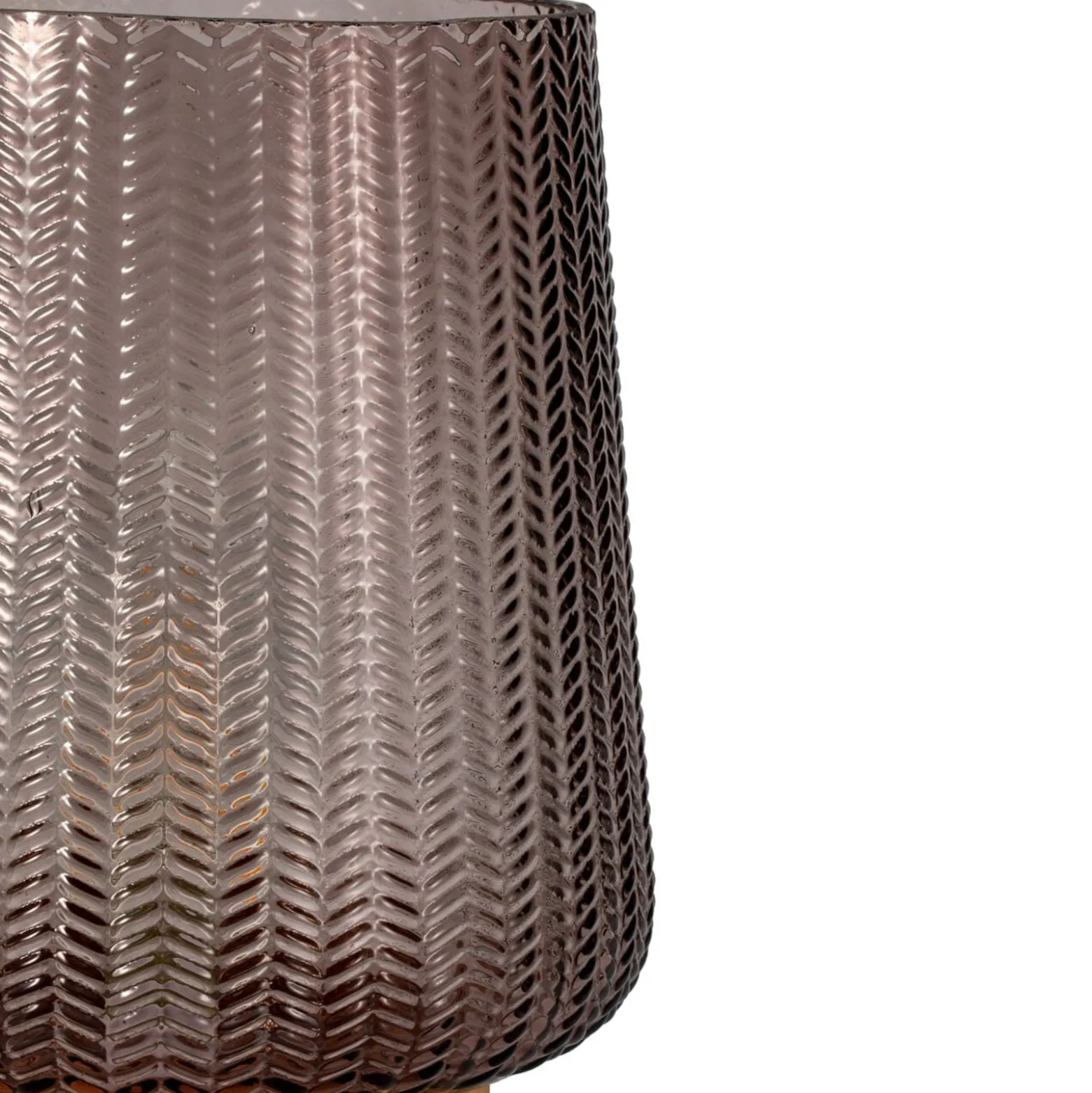 Pauleen Fancy Glamour E27-LED Batterie taupe Holz