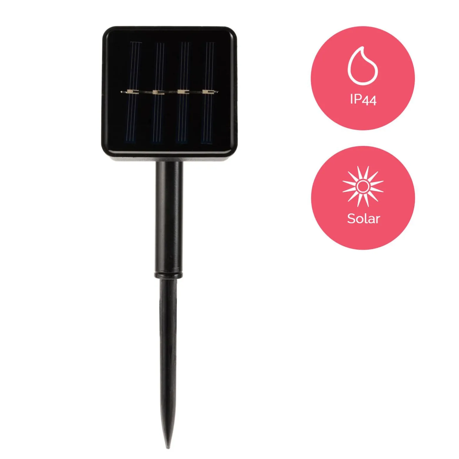 Pauleen Sunshine Glamour Solar-Lichterkette silber