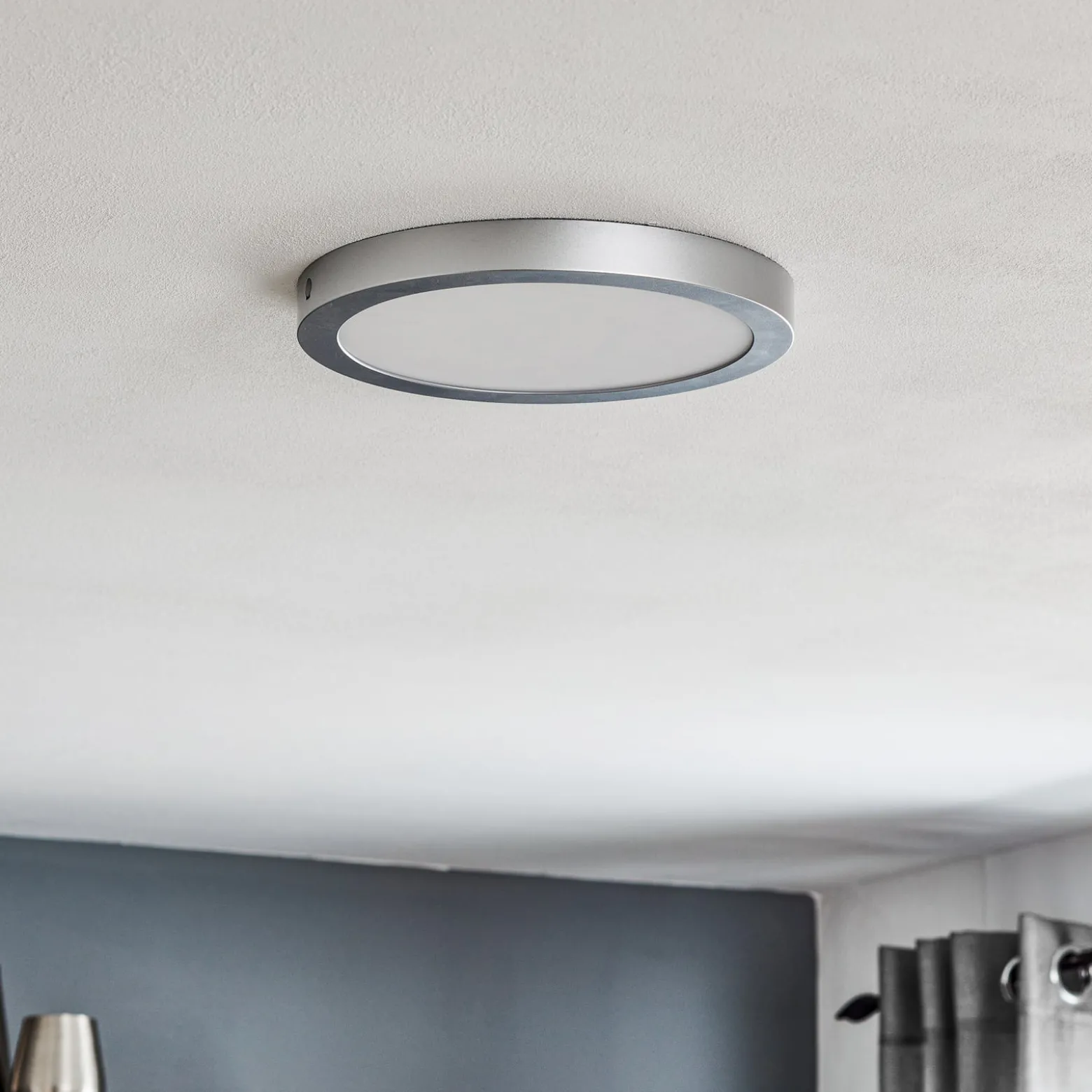 Paulmann Abia LED-Panel Ø 30 cm 2.700K chrom matt