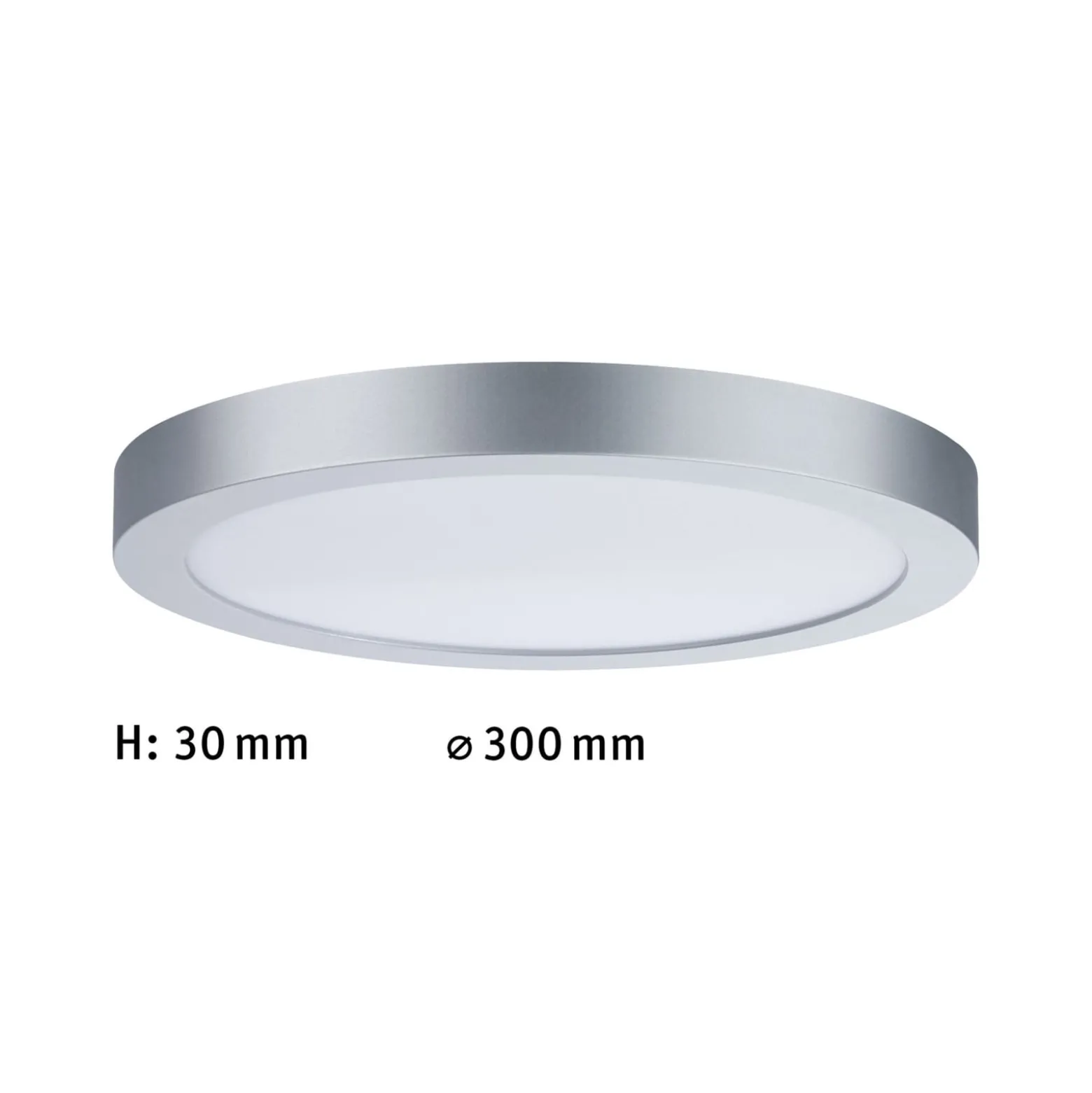 Paulmann Abia LED-Panel Ø 30 cm 2.700K chrom matt