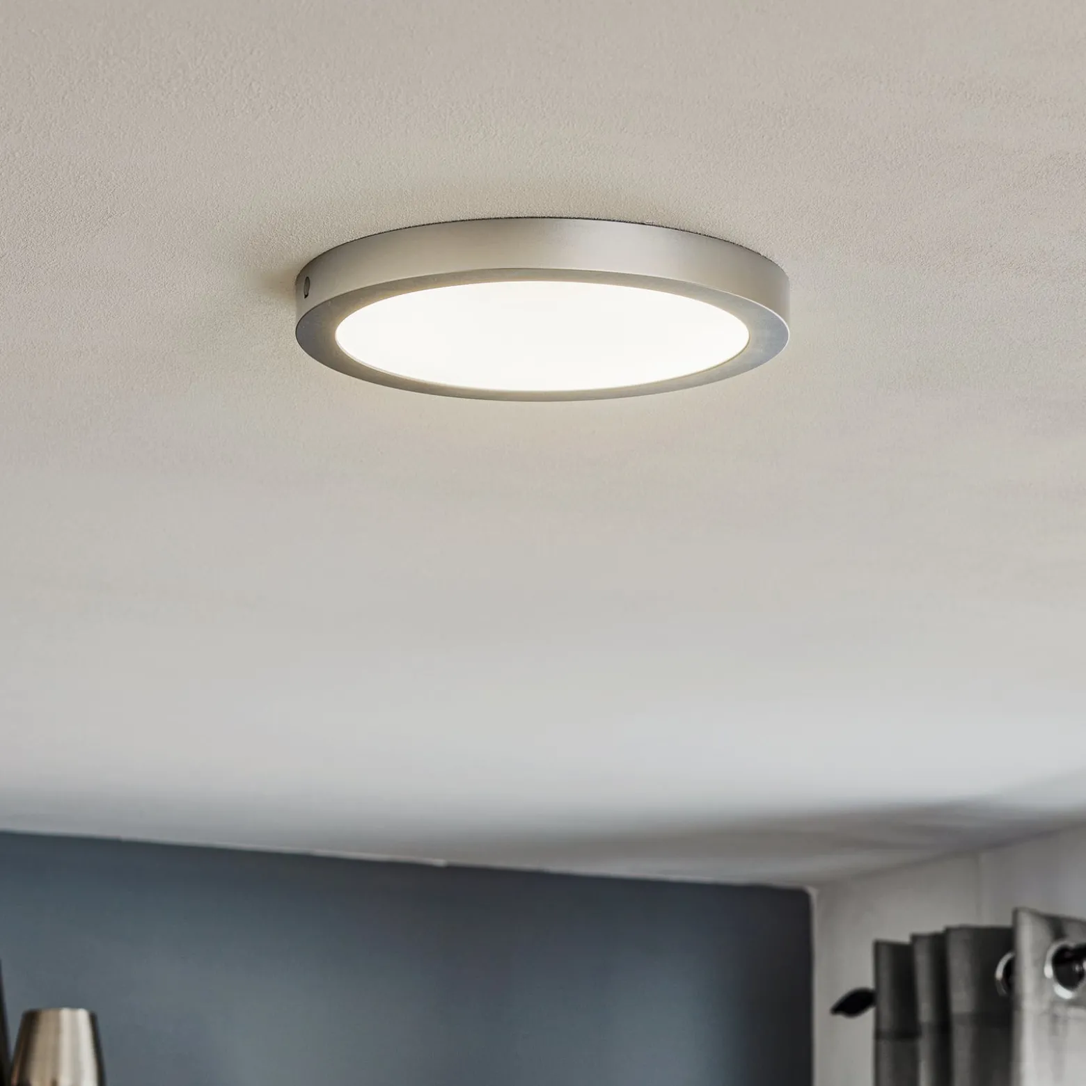 Paulmann Abia LED-Panel Ø 30 cm 2.700K chrom matt