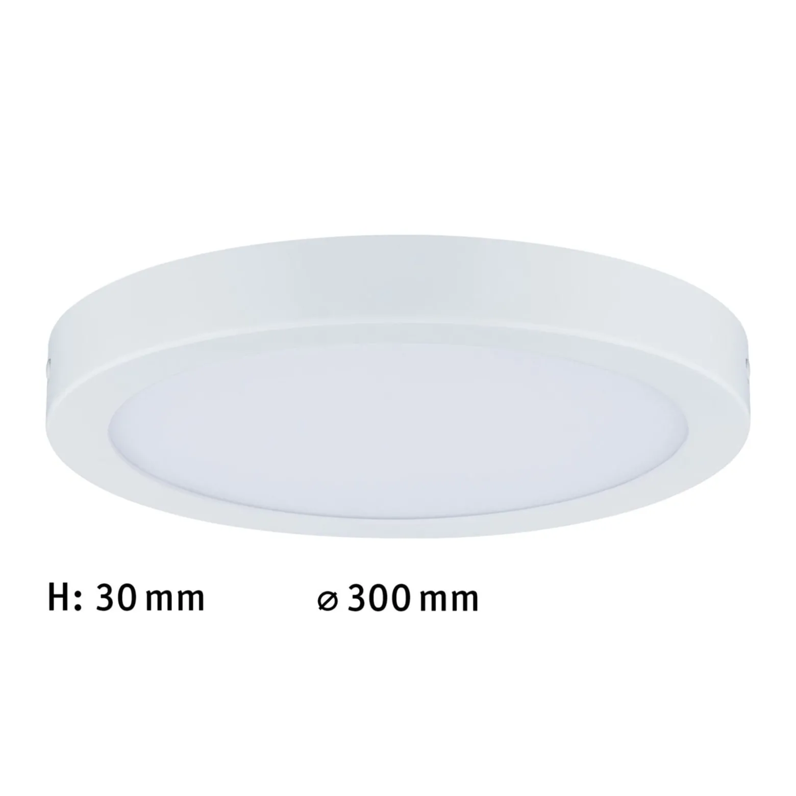 Paulmann Abia LED-Panel Ø 30cm 4.000K weiß