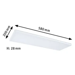 Paulmann Atria Shine Panel on/off weiß 830 58x20cm