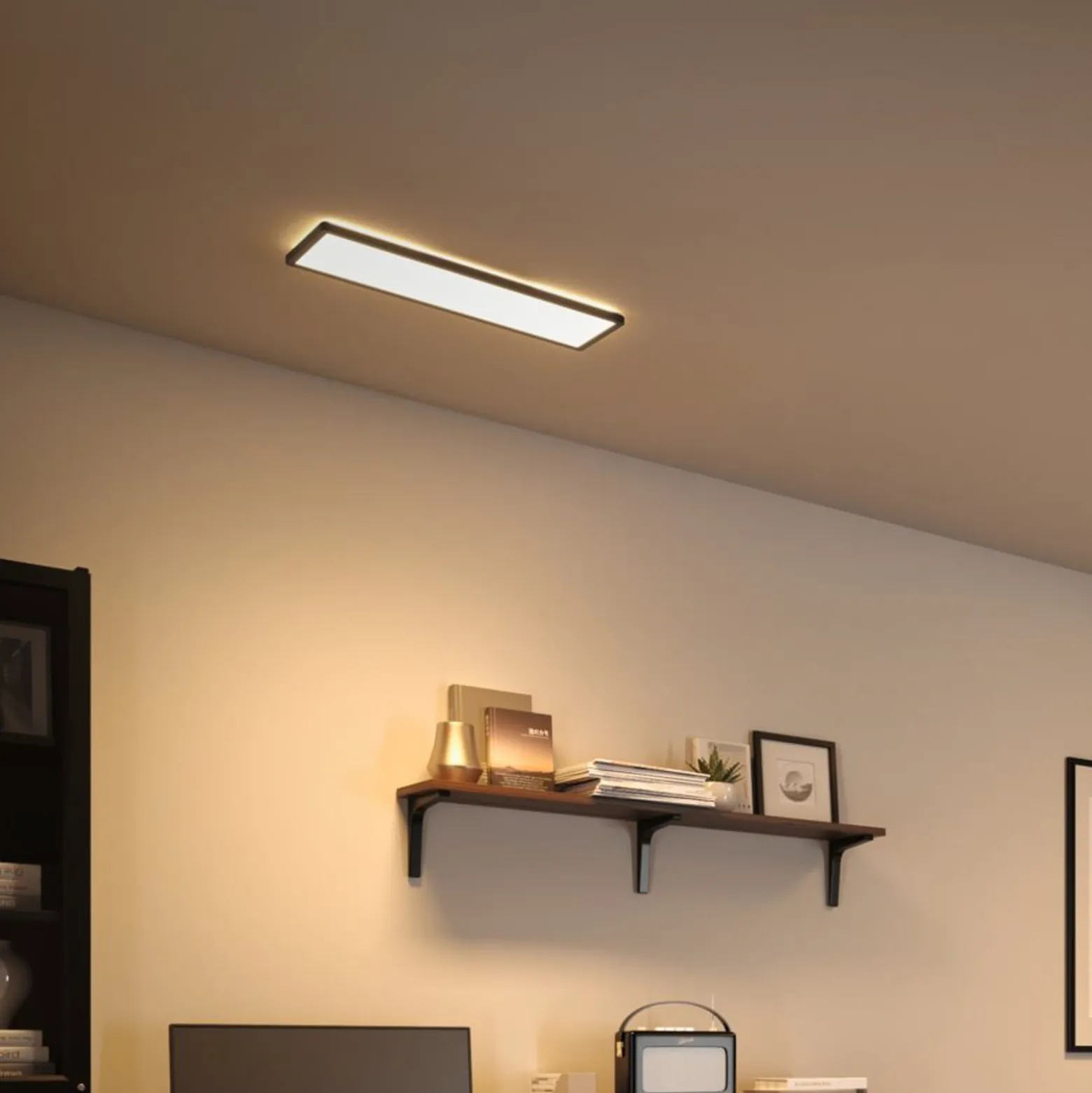 Paulmann Atria Shine Panel 3-step black 830 58x20