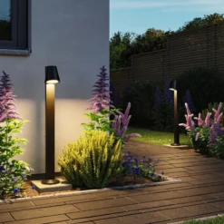 Paulmann Caissa Sensor-Wegeleuchte anthrazit 3000K