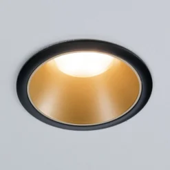 Paulmann Cole LED-Spotlight, gold-schwarz