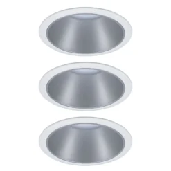 Paulmann Cole LED-Spotlight silber-weiß 3er-Set