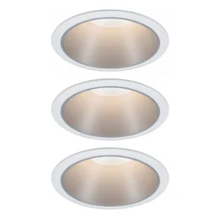Paulmann Cole LED-Spotlight silber-weiß 3er-Set