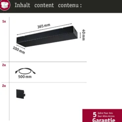 Paulmann Einspeisung Power Box Linion schwarz ZigBee 230/24V