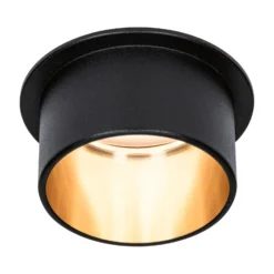 Paulmann Gil LED-Einbau schwarz matt/gold