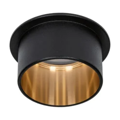 Paulmann Gil LED-Einbau schwarz matt/gold
