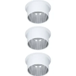 Paulmann Gil LED-Einbau weiß matt/eisen 3er-Set