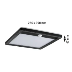 Paulmann Lamina Sensor-Wandlampe CCT eckig schwarz