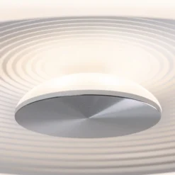 Paulmann LED-Deckenlampe Volea, weiß/silber Ø 32 cm IP44 dim