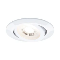 Paulmann LED-Einbauleuchte, weiß, Ø 8 cm, 4,8 W, 20er-Set