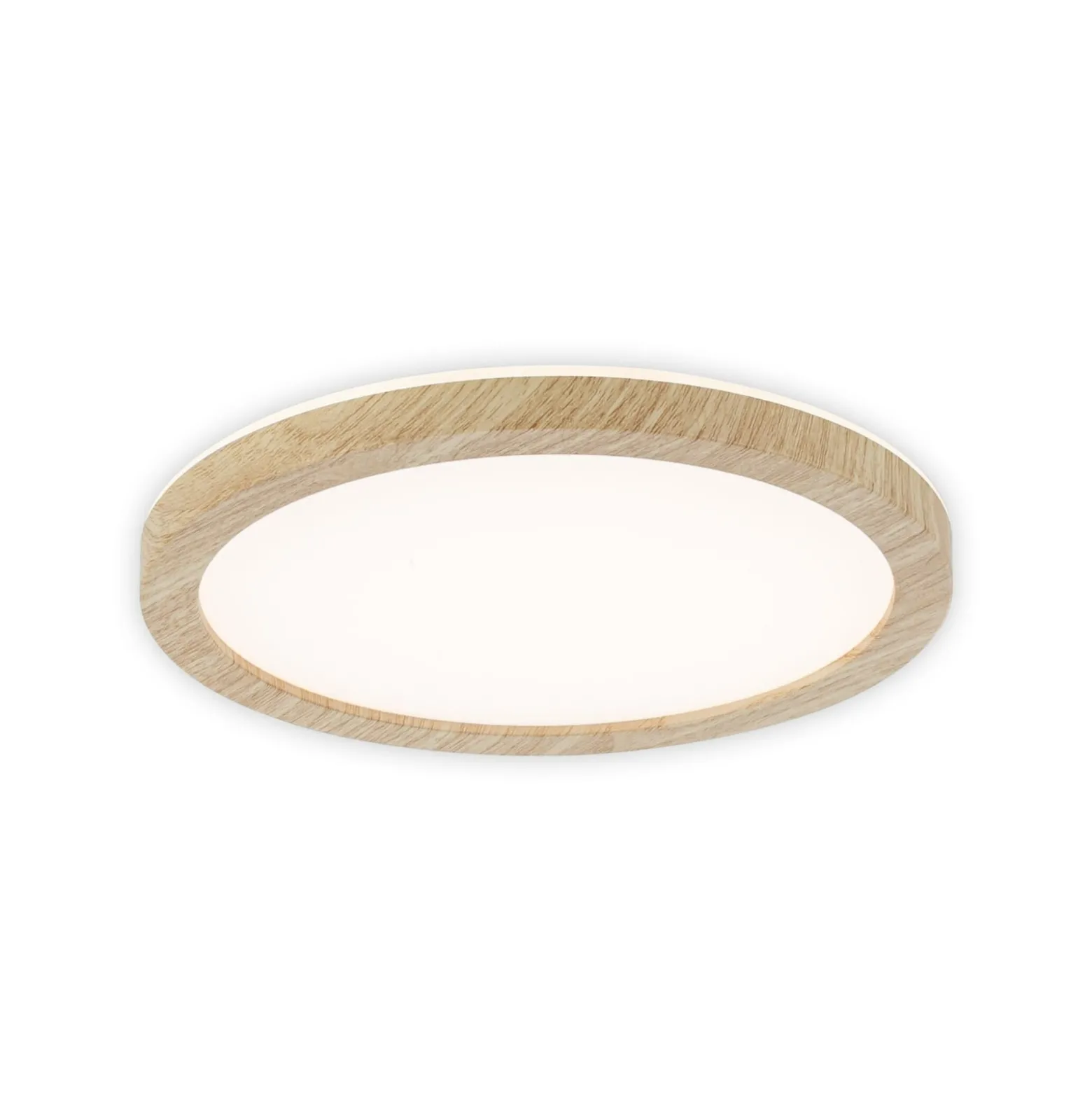 Paulmann LED-Panel Atria Shine Ø19cm holz IP44 3000K an/aus
