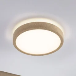 Paulmann LED-Panel Cosara, Ø 30 cm, beige, IP44, 3000K