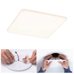 Paulmann LED-Panel Veluna 3.000K eckig 18,5 cm