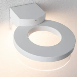 Paulmann LED-Sensor-Außenwandleuchte Capera weiß Metall IP44