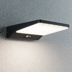 Paulmann LED-Solar-Wandlampe Ronas, Sensor, Tiefe 25
