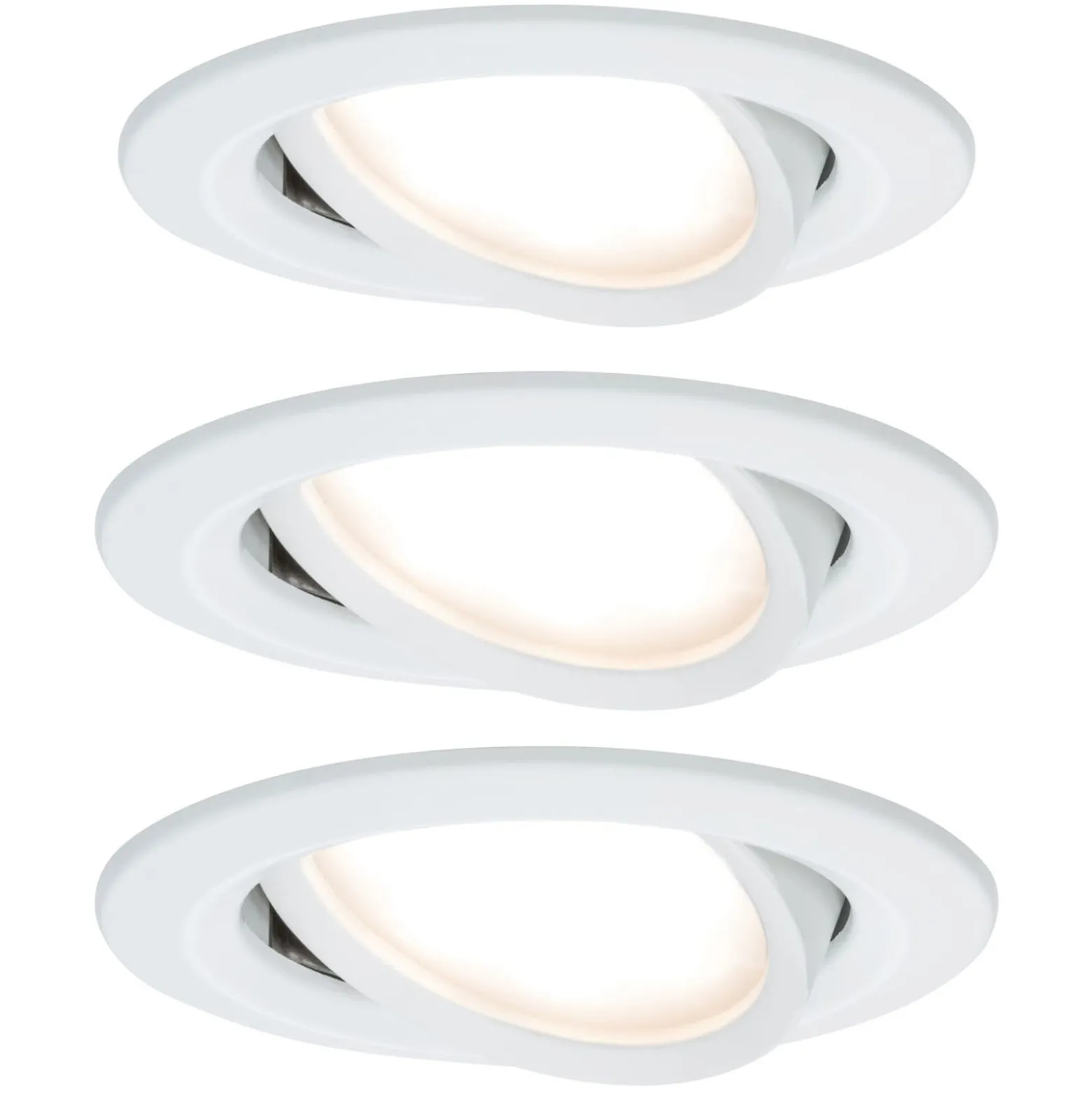 Paulmann LED-Spot Nova Coin 3er alu schwenkbar 2.700 K