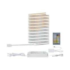 Paulmann LED-Streifen MaxLED 1000 Basisset, 3 m, silber, CCT