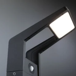 Paulmann LED-Wegeleuchte Juntea, Alu, anthrazit, Sensor