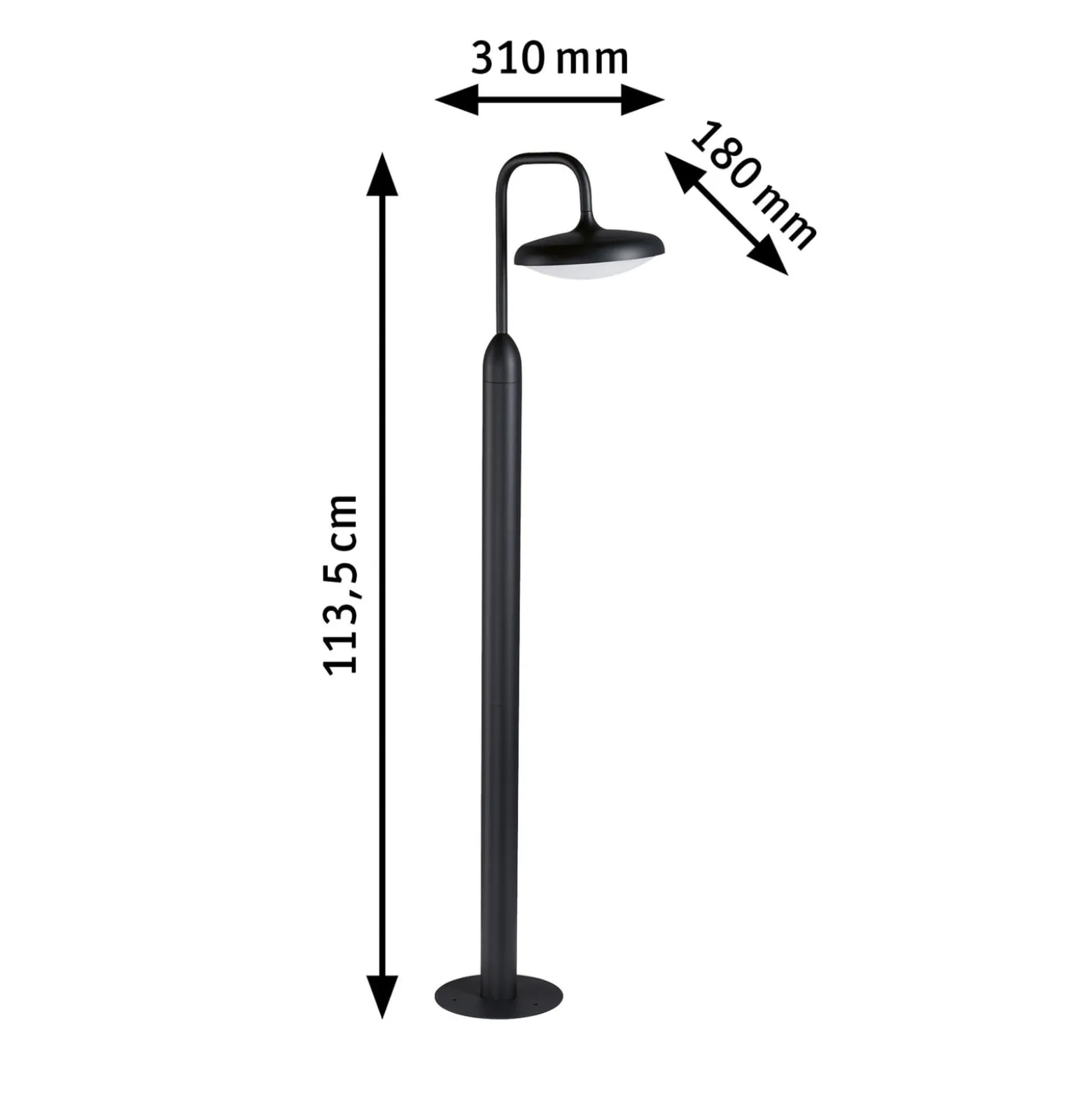 Paulmann Nostro LED-Wegeleuchte