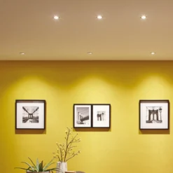 Paulmann Nova LED-Einbauspot 3er rund starr alu