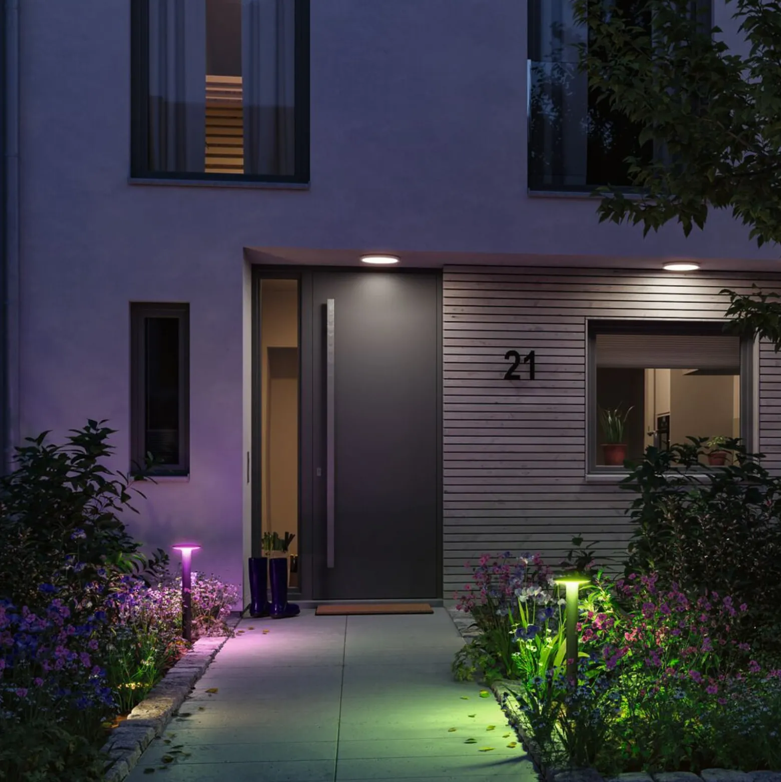 Paulmann Plate LED-Wegelampe ZigBee RGBW