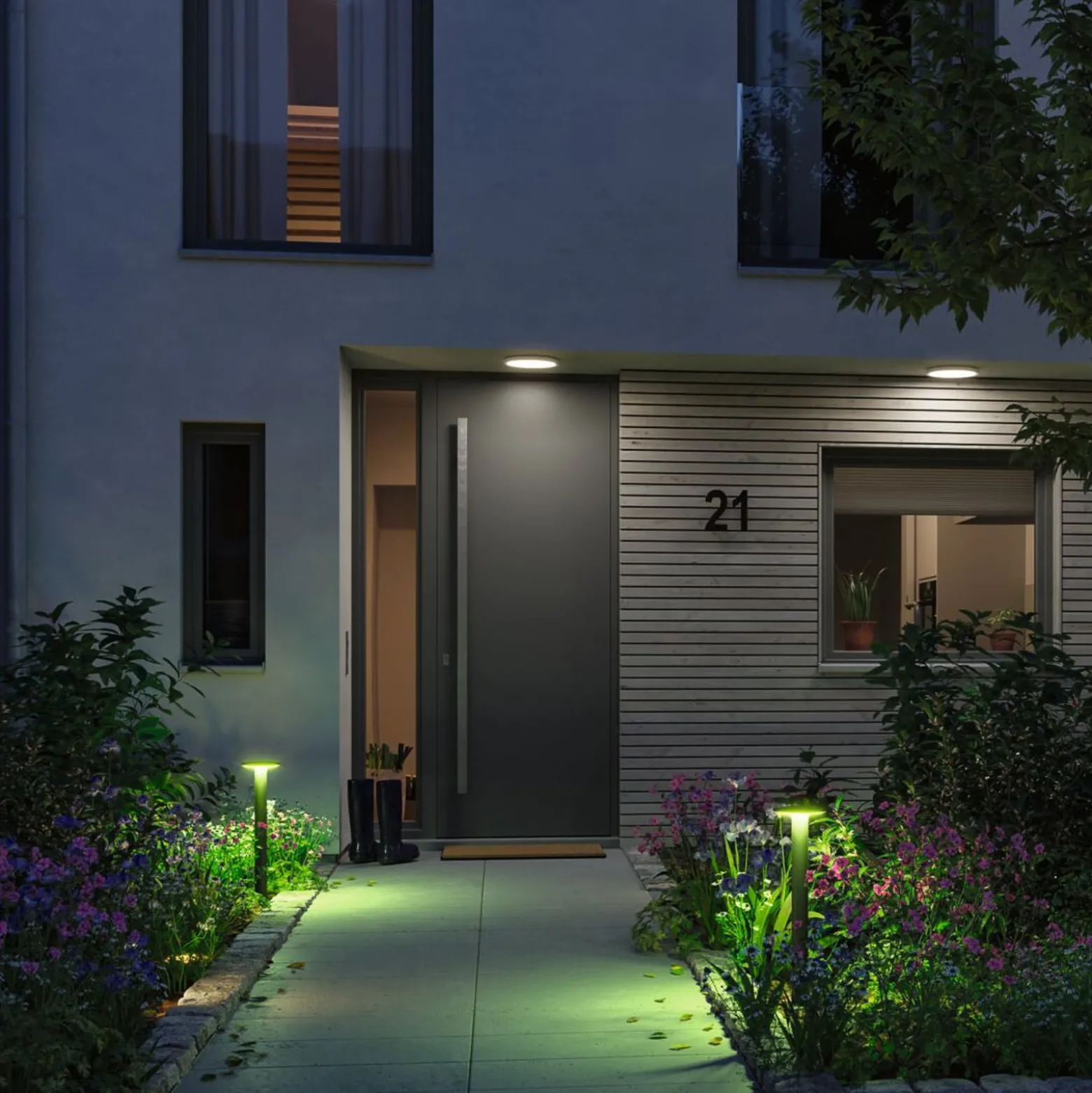 Paulmann Plate LED-Wegelampe ZigBee RGBW