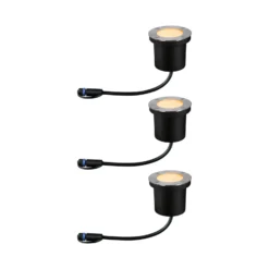 Paulmann Plug & Shine LED-Einbaulampe 4,5W 3er-Set