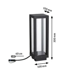Paulmann Plug & Shine LED-Sockelleuchte Classic Lantern RGBW