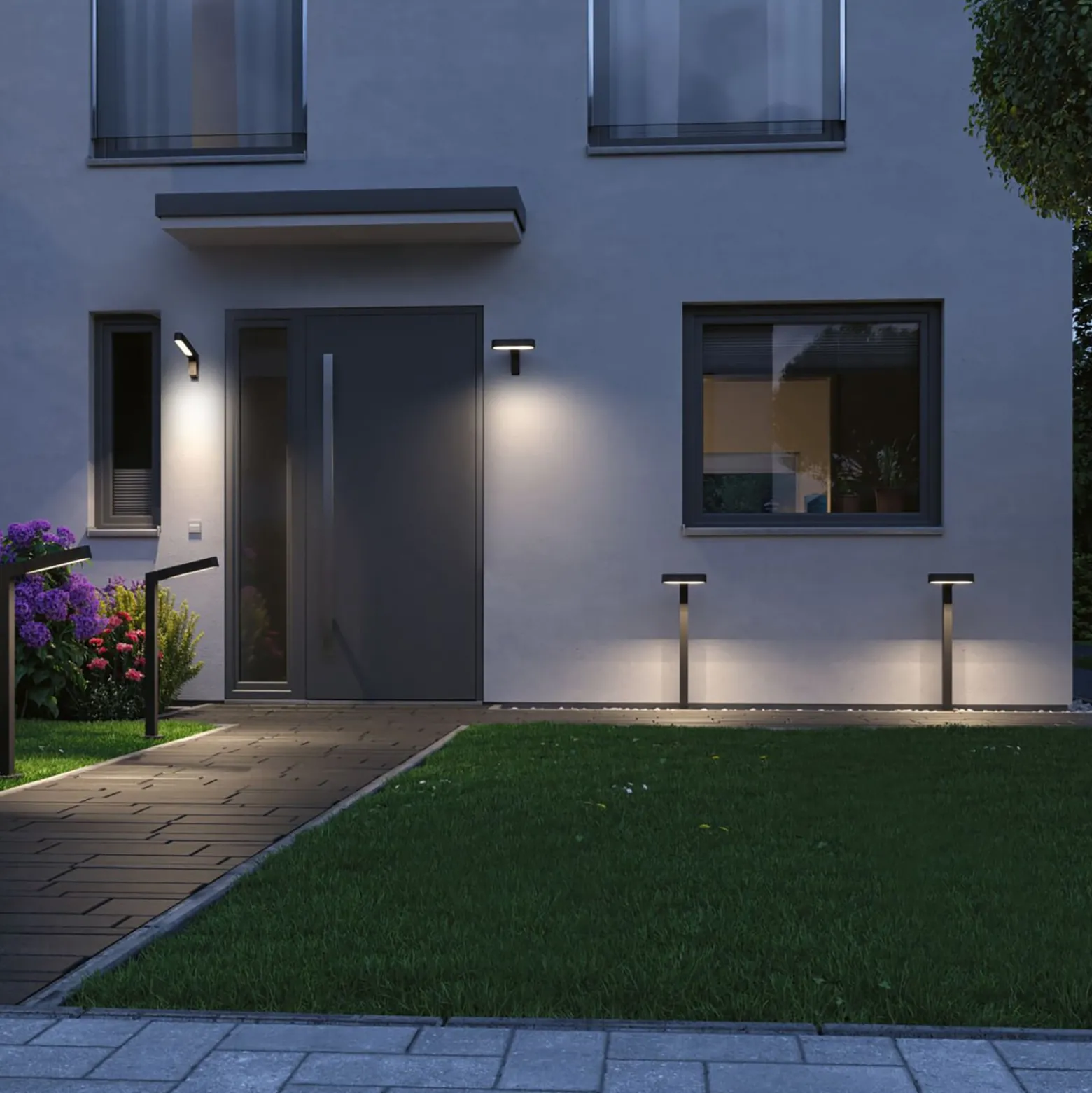Paulmann Plug & Shine LED-Wegelampe Ito, horizontal, IP65