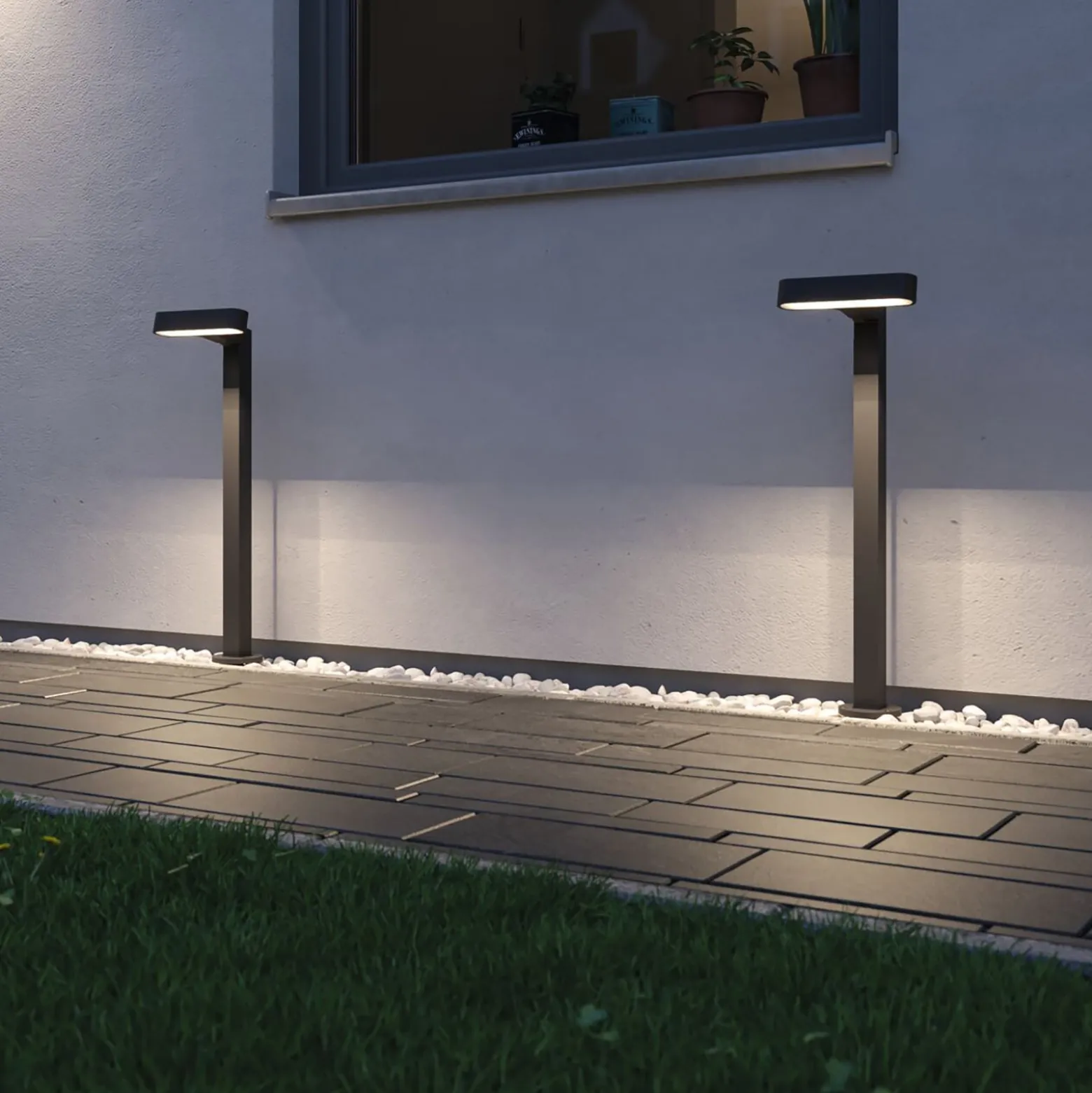 Paulmann Plug & Shine LED-Wegelampe Ito, horizontal, IP65