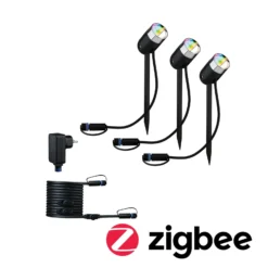 Paulmann Plug & Shine Pike ZigBee RGBW 3er-Basis