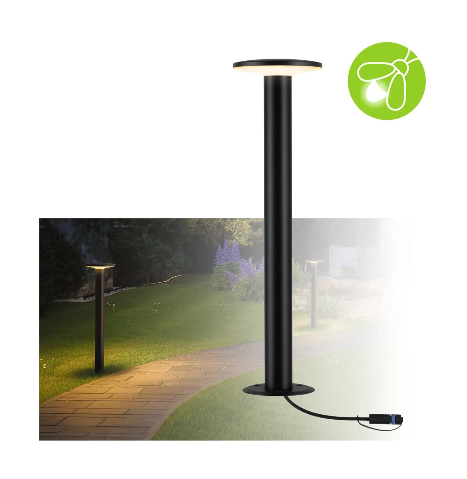 Paulmann Plug & Shine Plate LED-Wegeleuchte 2.200K