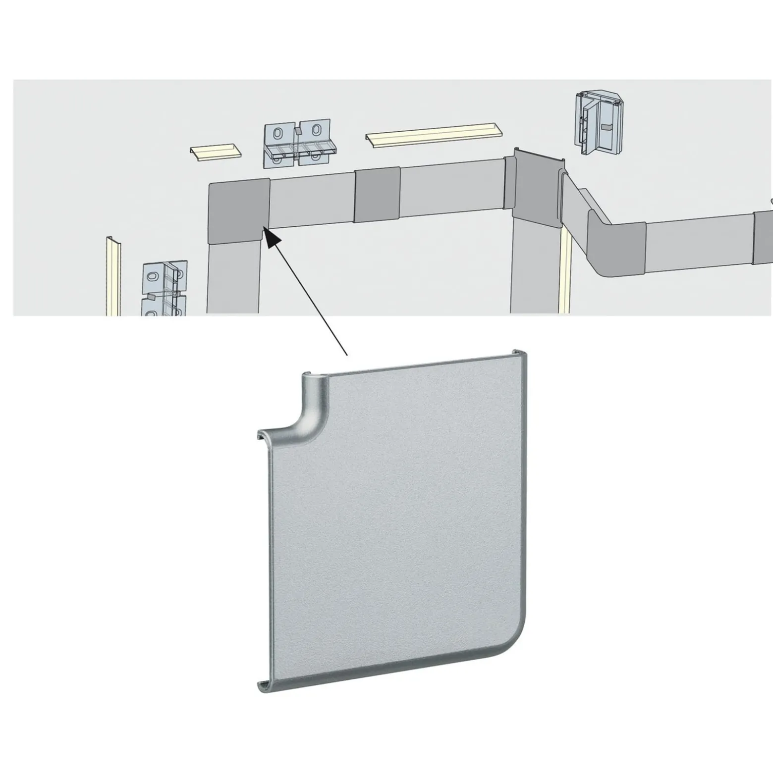 Paulmann Profil Duo Ecken 2er Pack für LED-Strips