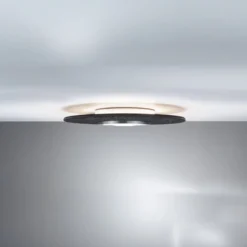 Paulmann Smart LED-Deckenlampe Tulga, anthrazit Ø 45 cm Filz
