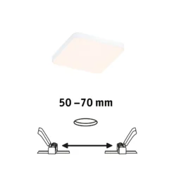 Paulmann Veluna Edge IP44 3000K dimm 9x9cm