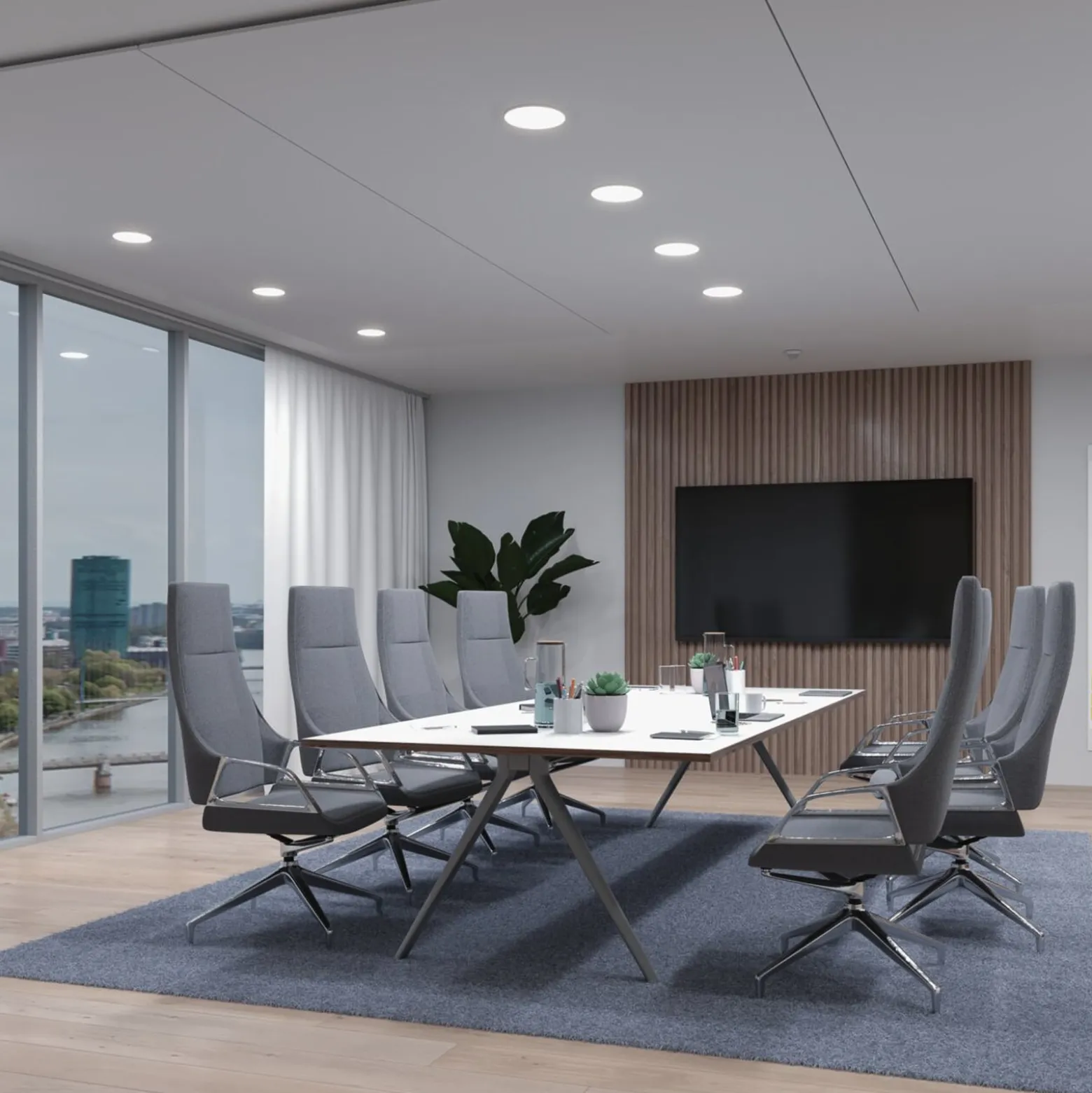 Paulmann Veluna Edge ZigBee CCT rund Ø 16cm