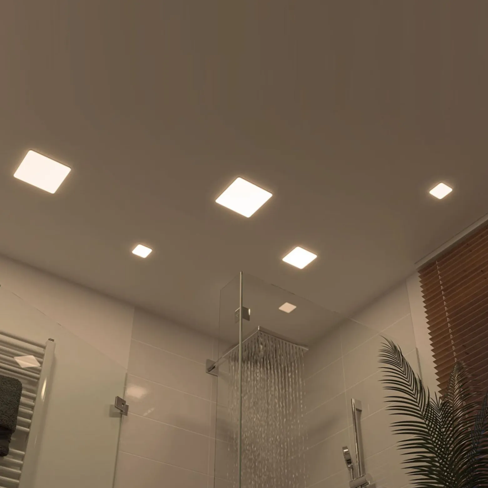 Paulmann Veluna LED-Einbauleuchte 4.000K 12,5x12,5