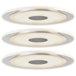 Paulmann Whirl LED-Einbauleuchte 6W 3er-Set rund