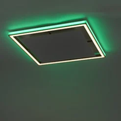 Paul Neuhaus Helix LED-Deckenleuchte Quadrat 50cm