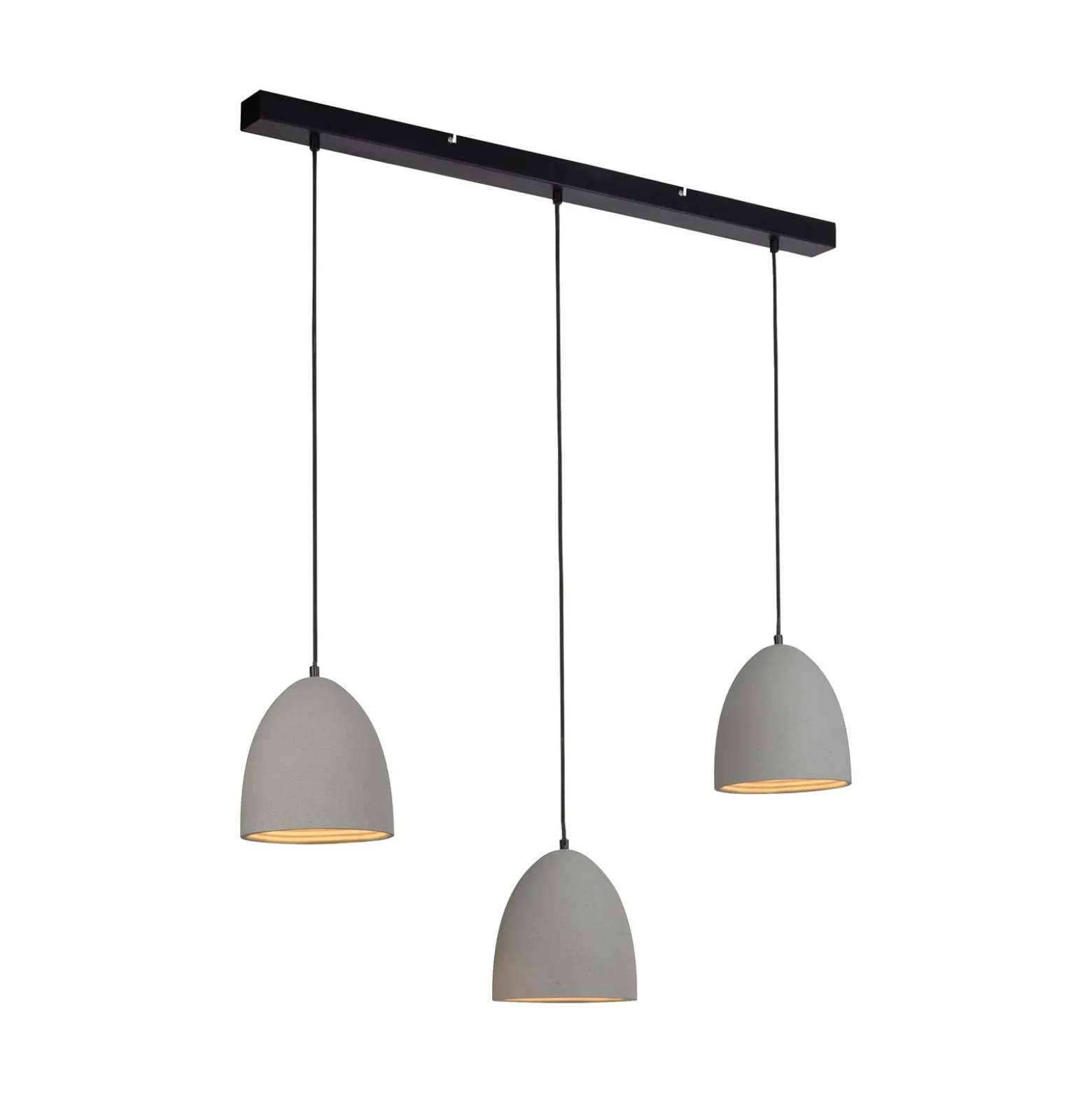 Paul Neuhaus Hängeleuchte Eton, 3.flg., 100 cm, Beton, G9