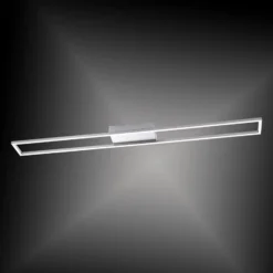 Paul Neuhaus LED-Deckenlampe Inigo, stahlfarben, 110 cm lang